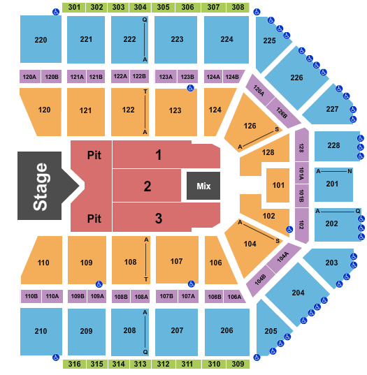 Van Andel Arena Cody Johnson Seating Chart